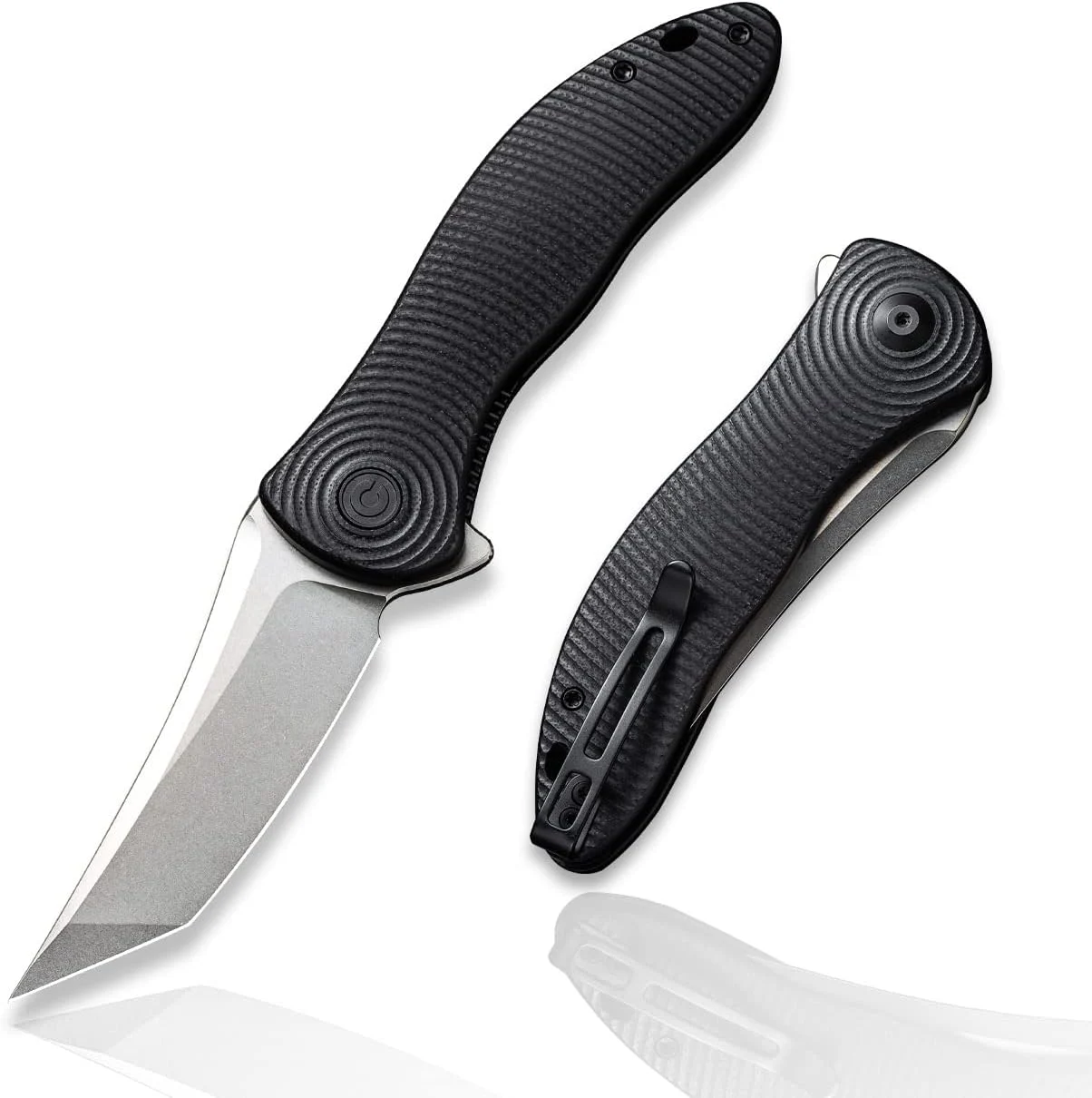 CIVIVI Pocket Folding Knife For EDC, 3.24″ Nitro-V Stonewashed Tanto Blade, Jim O’Young Synergy 3 Liner Lock Knife C20075B-1