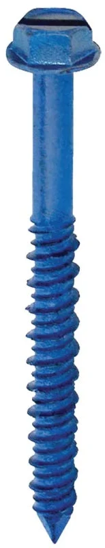 Cobra Anchors 683J Screw, 1/4 in Thread, 2-3/4 in L, Hex, Socket Drive, Steel, Fluorocarbon-Coated, 25 PK