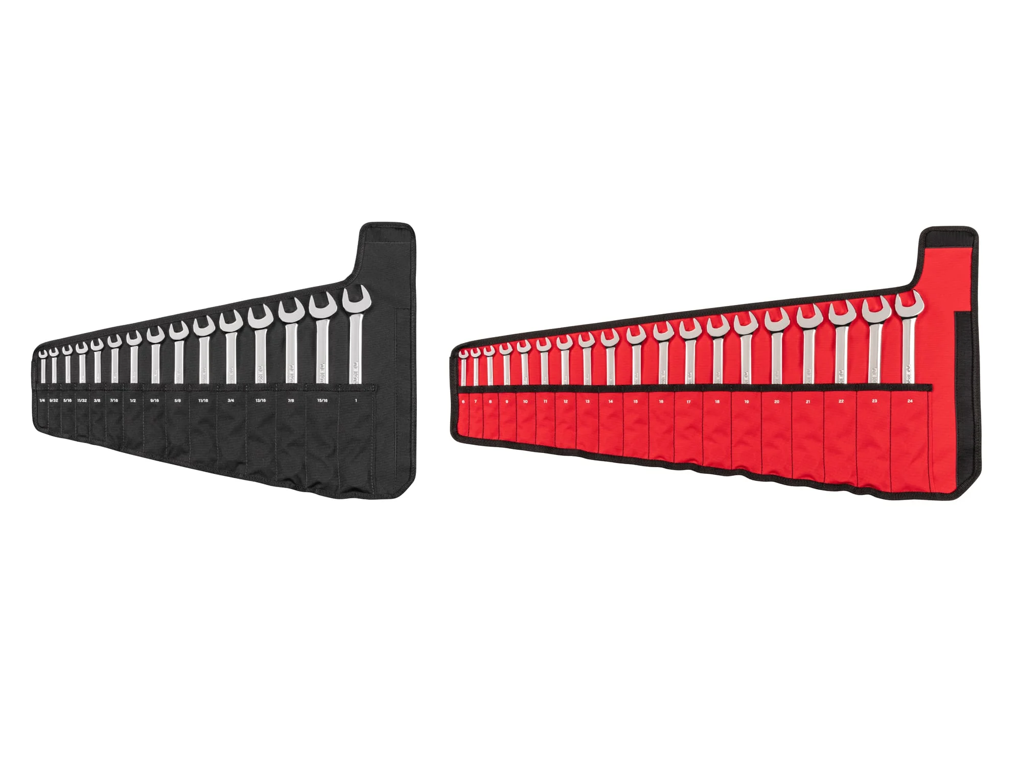 Combination Wrench Set with Rolls (34-Piece)