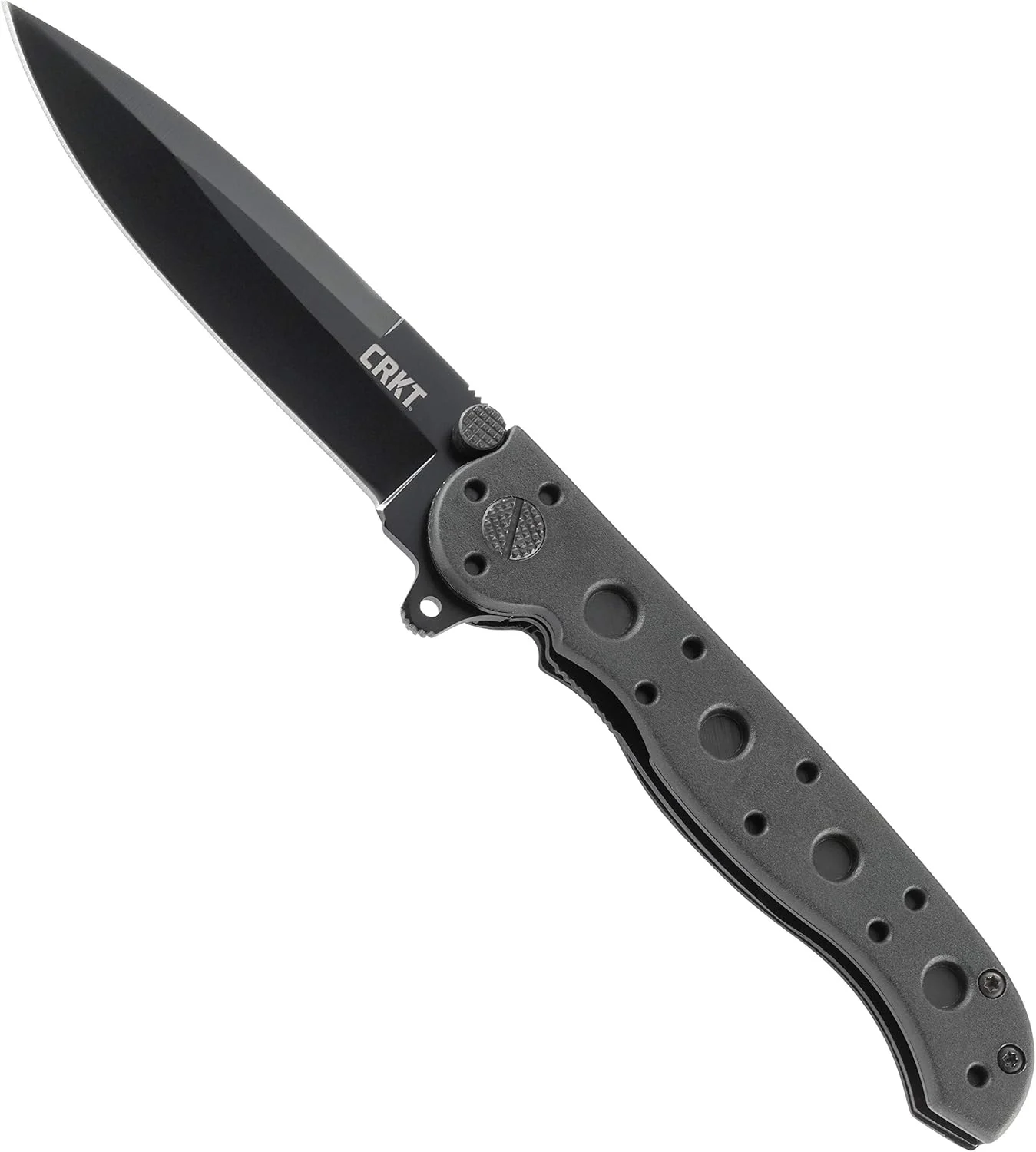 CRKT M16-01S EDC Folding Pocket Knife: Everyday Carry, Satin Blade, Frame Lock, Stainless Steel Handle, Reversible Pocket Clip