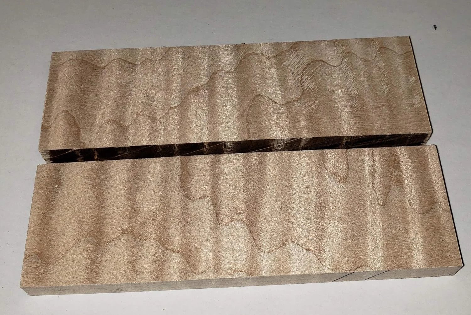 Curly Maple Knife Scales – 3/8″x1.5×5″ – 2 Pack