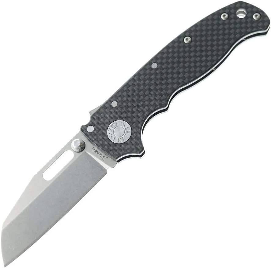 DEMKO AD20.5 S35VN AD 20.5 Shark Lock Andrew Demko Knives CPM-S35VN (Carbon Fiber / S35VN / Clip Point)