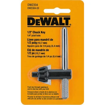 DeWalt DW2304 2 Pack 1/2-Inch Chuck Key with 1/4-Inch Pilot - DW2304-2PK