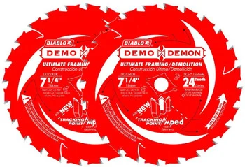 Diablo 2 Pack of Genuine OEM Replacement Circular Saw Blades - D0724DA-2PK