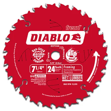 Diablo 7-1/4 X 24 Saw Blade (D0724A)