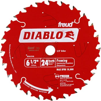 Diablo Genuine 6-1/2" X 24T Framing Circular Saw Blade # D0624AX