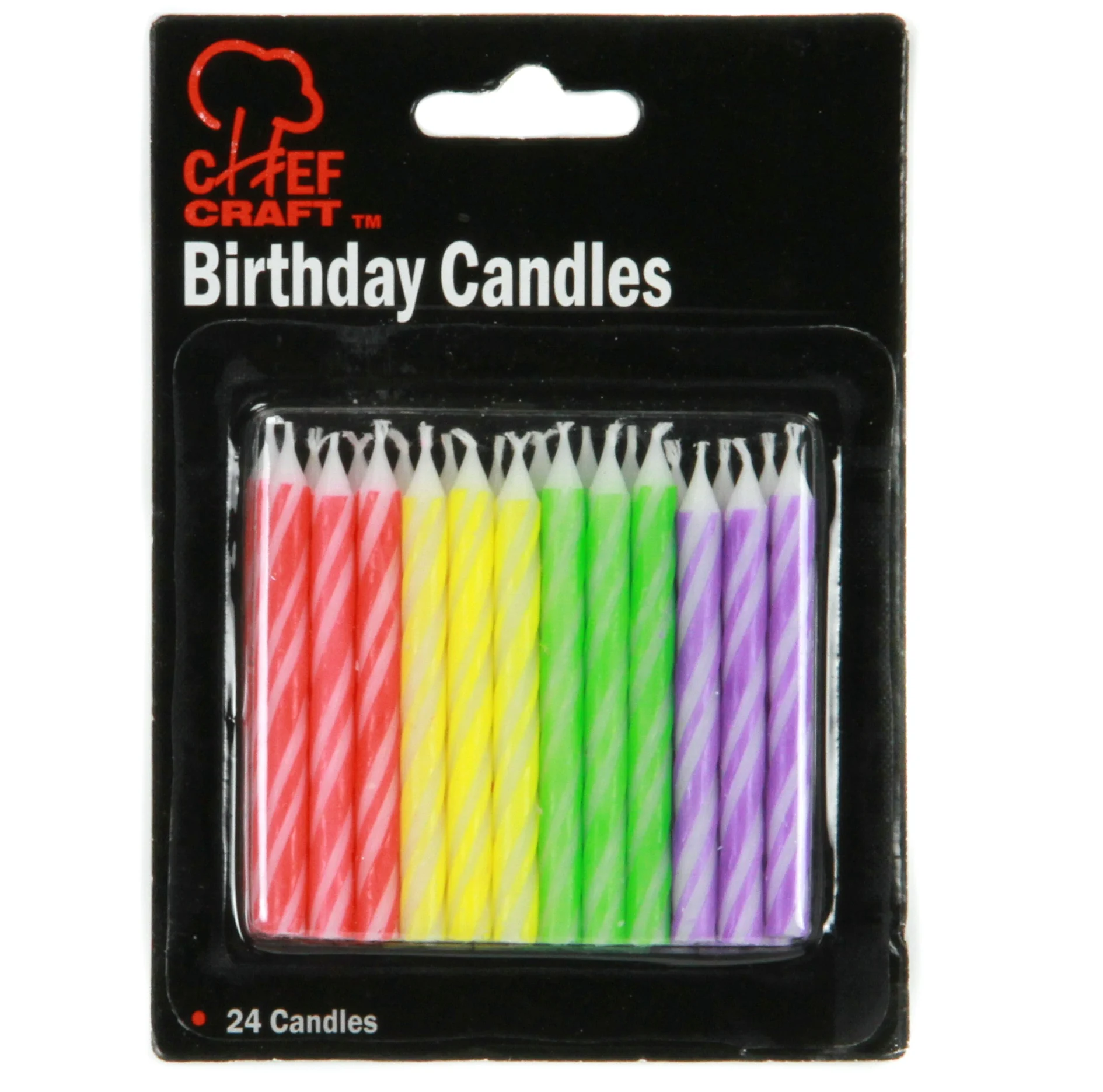 Double Spiral Candles - 24-Packs