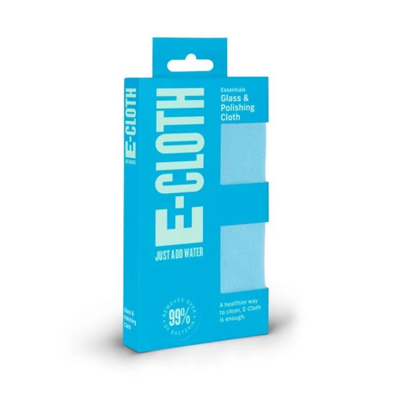 E-Cloth Glass and Polish Microfiber Glass and Polish Cloth 16 in. W X 20 in. L