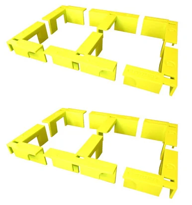 EZ Woodshop Corner Clip 12-Piece Box/Cabinet/Shelf Corner Clamp Set
