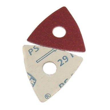 Fein MultiMaster Adhesive Triangles w/Center Hole, Aluminum Oxide, 120 Grit, 50pk