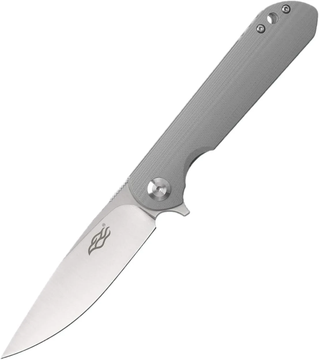 Firebird GANZO FH41-CG Pocket Folding Knife D2 Steel Blade G10 Anti-Slip Handle with Clip Fishing Hunting Camping Outdoor Flipper EDC Best Gift for Men (Cement Grey)