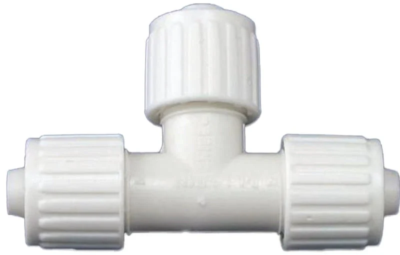 Flair-It PEXLOCK 16820 Tube Tee, 1/2 in, Compression, PEX-A, PEX-B, PVC, 200 psi Pressure