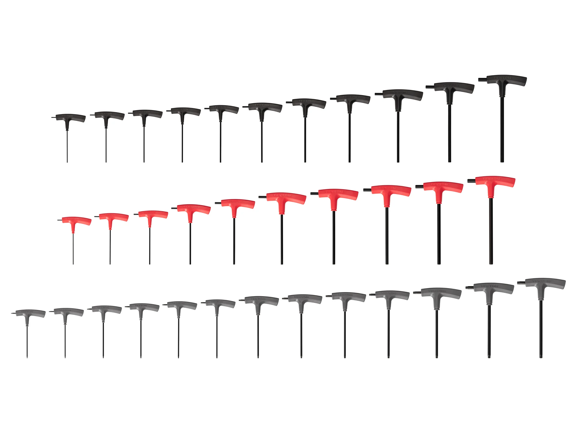 Flat End Hex and Star T-Handle Key Set (34-Piece)