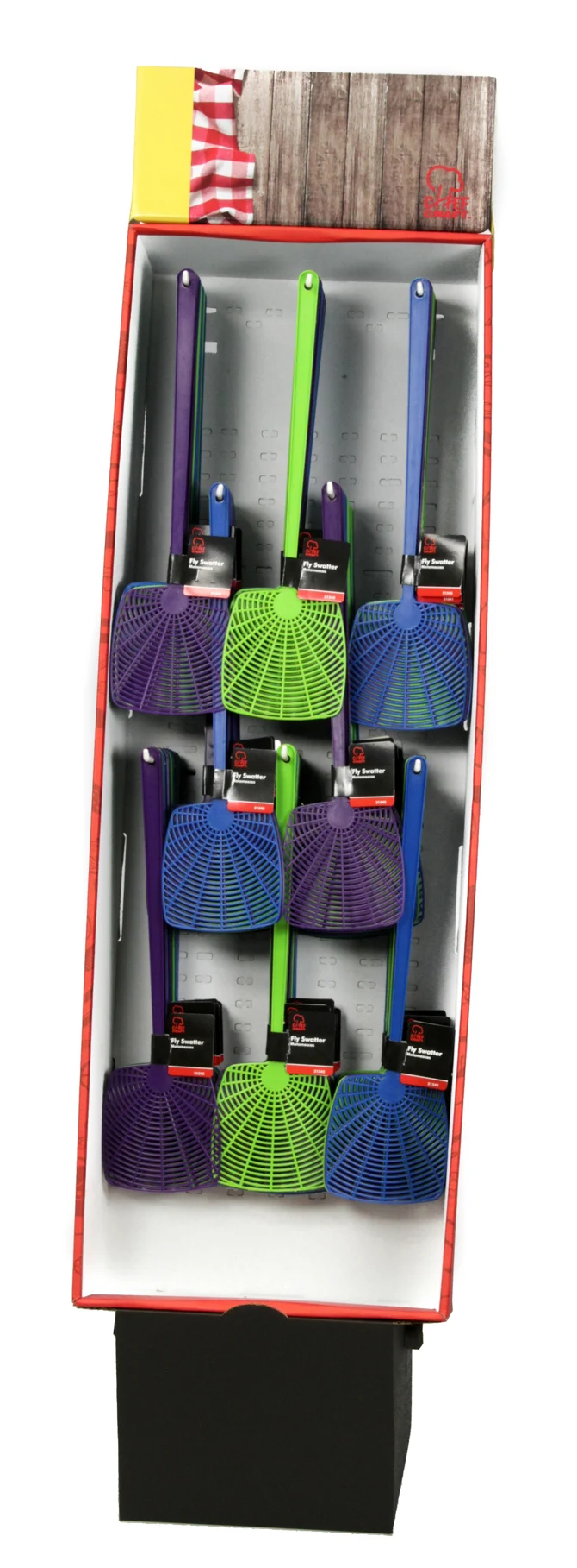 Fly Swatters in Floor Display