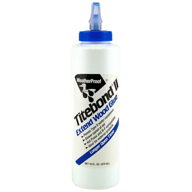 Franklin Titebond II Extend Wood Glue, 16oz Bottle
