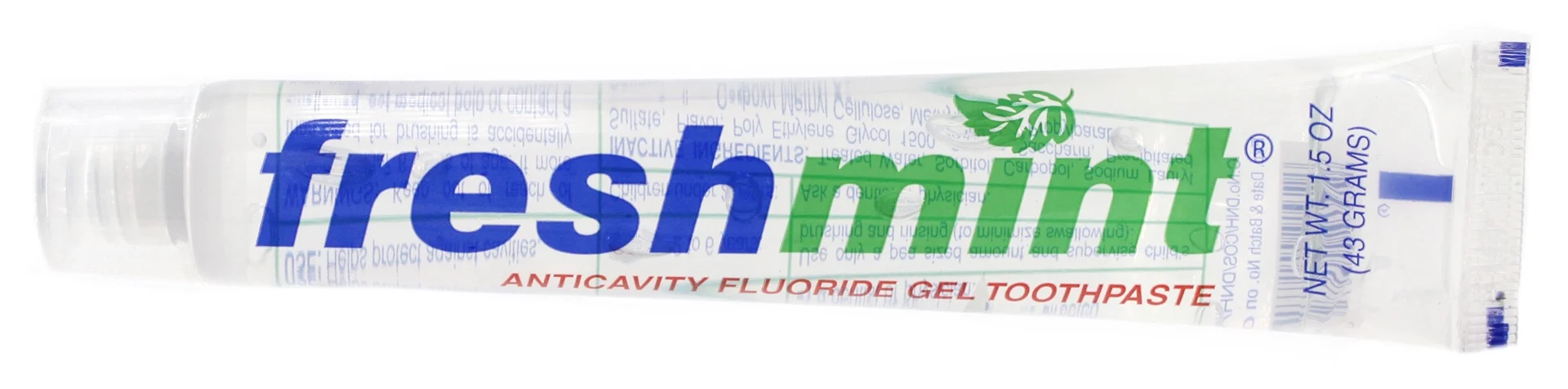 Freshmint 1.5 oz. Clear Gel Anticavity Fluoride Toothpaste