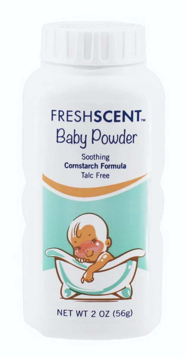 Freshscent 2 oz. Talc-Free Baby Powder Soothing Cornstarch Formula