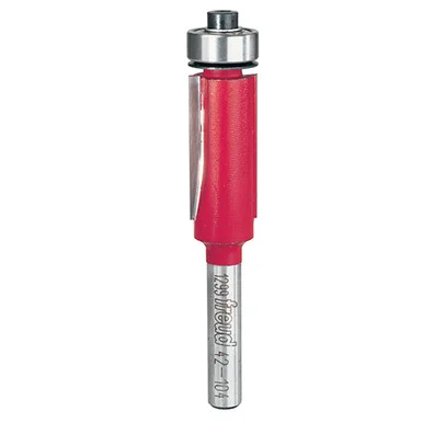 Freud Bottom Bearing Flush Trim Bit, 1" Carbide Height, 1/2" Diameter, 1/4" Shank, 1/2" Bearing Diameter,
