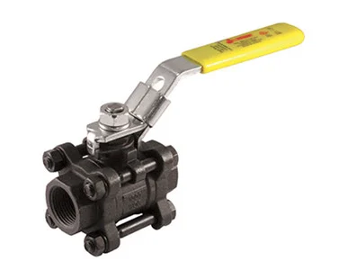 Full Port, 3 Piece 4 Bolt, Swing Out Body, Threaded Connection, 1000 WOG, Stainless Steel Ball and Stem
