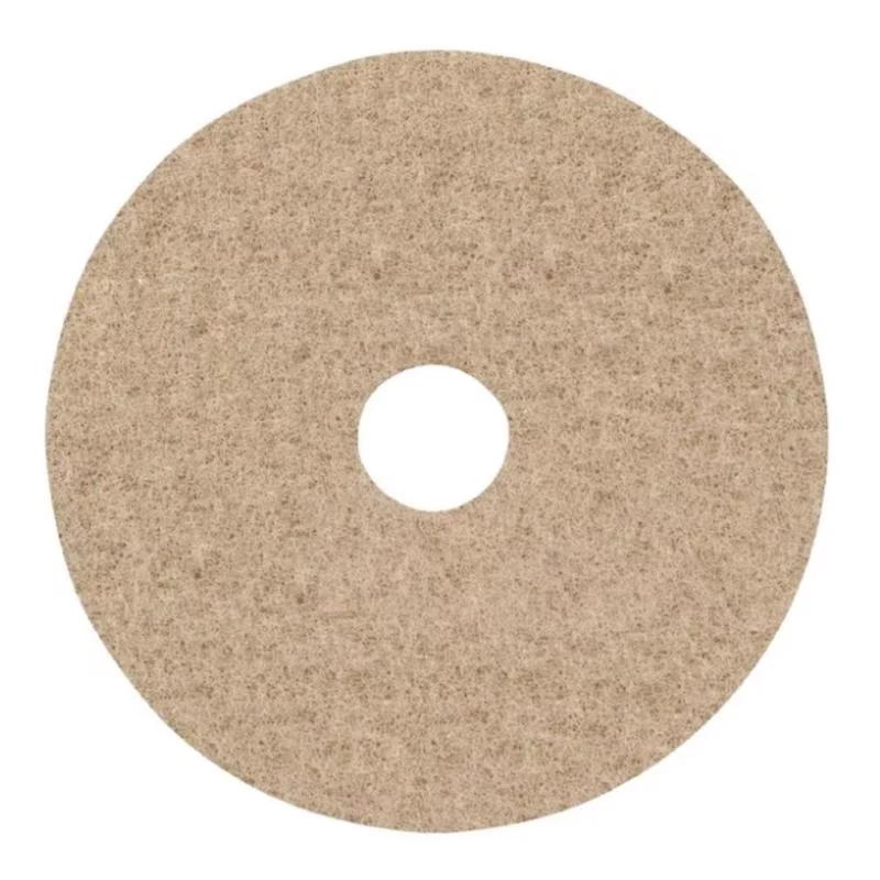 Gator 17 in. D Non-Woven Natural/Polyester Fiber Floor Pad Disc Tan