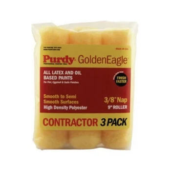 Genuine Purdy Golden Eagle 3 Multi-Pack 9" x 3/8" Nap Roller Cover 140868100