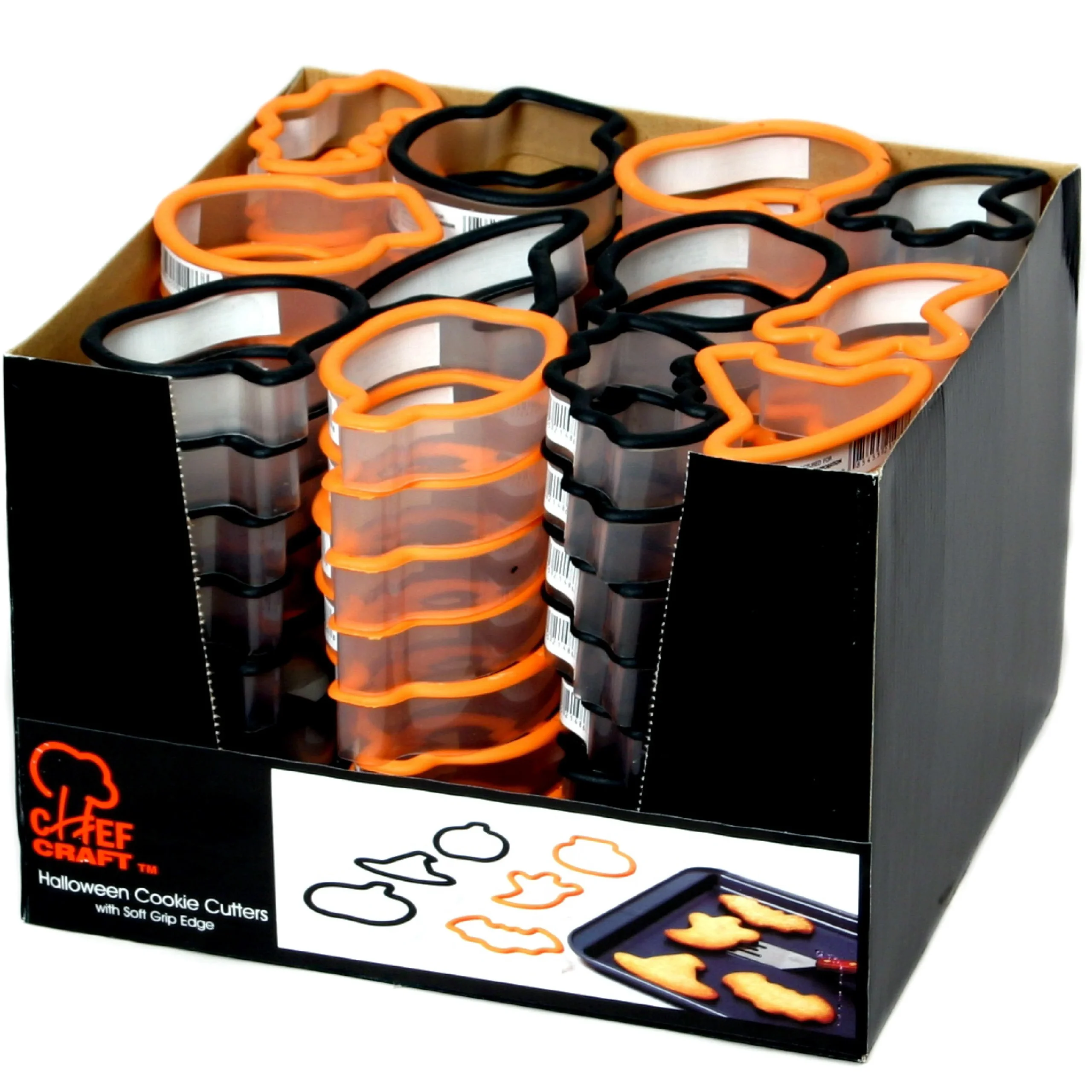 Halloween Cookie Cutters Shelf Display in Shelf Display