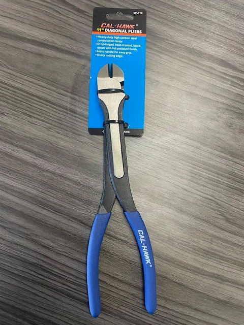 Heavy-Duty Steel Metal Hand 11" Diagonal Metal Pliers Tool Cutters Cutting
