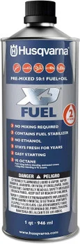 Husqvarna 1 Quart XP+ Pre-Mixed Fuel and Oil for 2 Stroke Engines- 581158701S