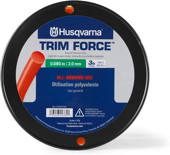 Husqvarna Trimforce 0.080-Inch, 1200-Foot Spooled Round Trimmer Line - 529337003