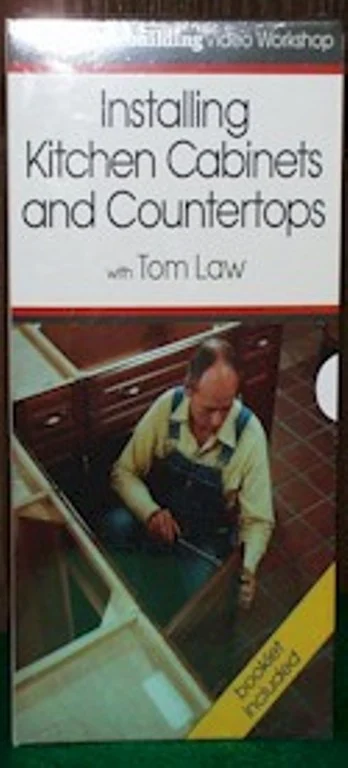 Installing Kitchen Cabinets and Countertops with Tom Law 060061 (VHS)