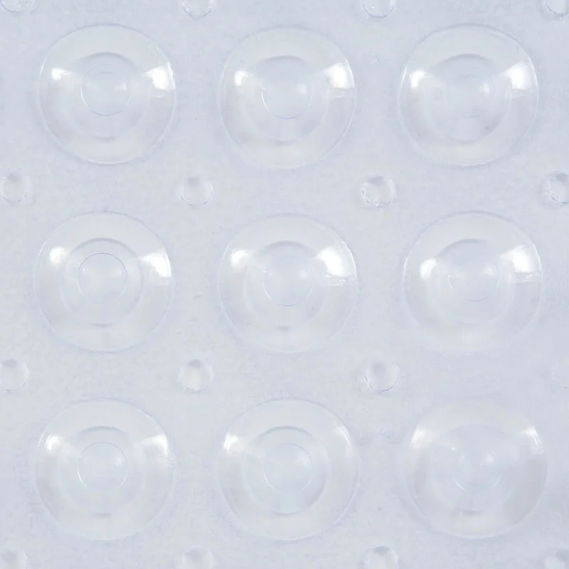 Kenney KN61292 Bath Mat, 31 in L, 15 in W, Vinyl, Clear
