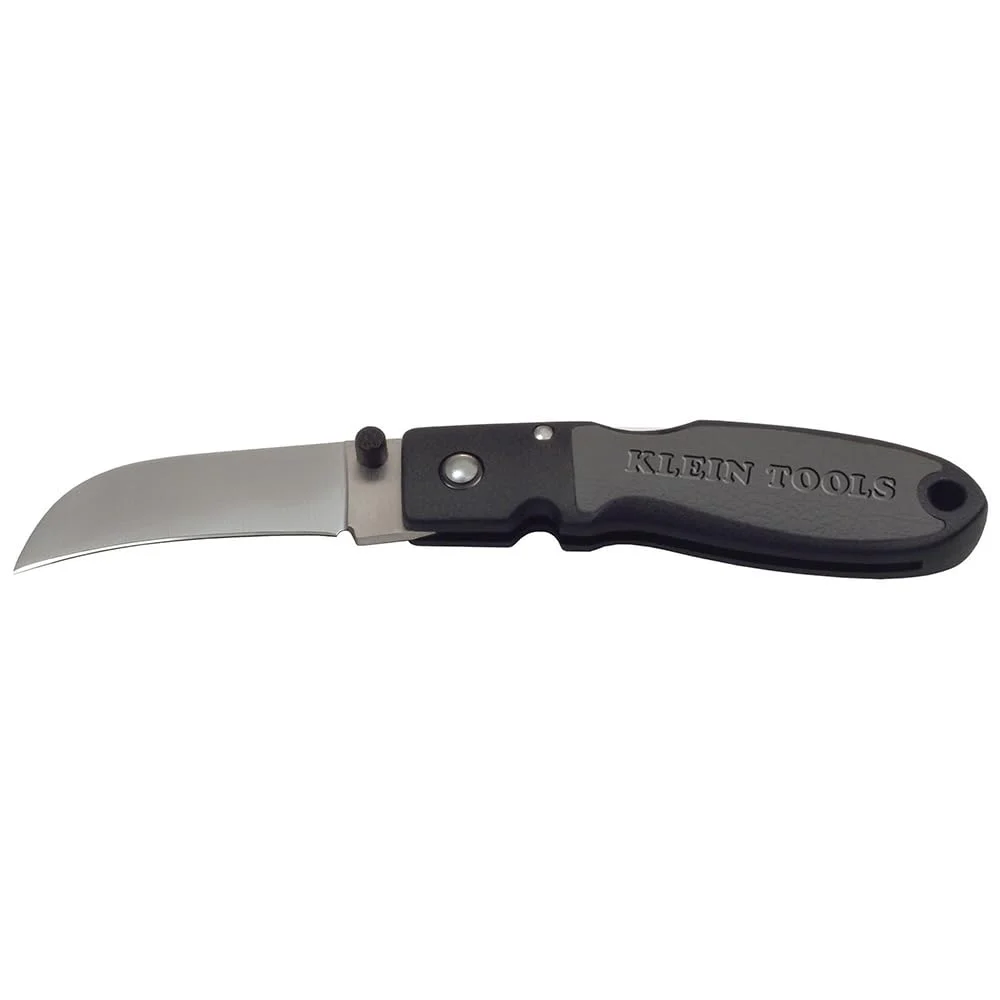 Klein Tools 44004 Lightweight Lockback Knife with Nylon Resin Handle, 2-3/8-Inch Sheepsfoot Blade