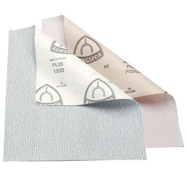 Klingspor Abrasives 320 Grit, Stearated Silicon Carbide, 9"x 11" Sheets, 50pk