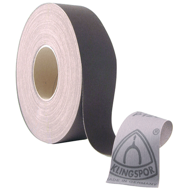 Klingspor Abrasives Shop Roll, 6"x 25Yds, 220 Grit, J-Flex Cloth Backed Aluminum Oxide