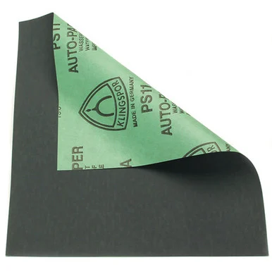 Klingspor Abrasives Wet/Dry Silicon Carbide, 9"x 11" Sheets, 1500 Grit, 5pk