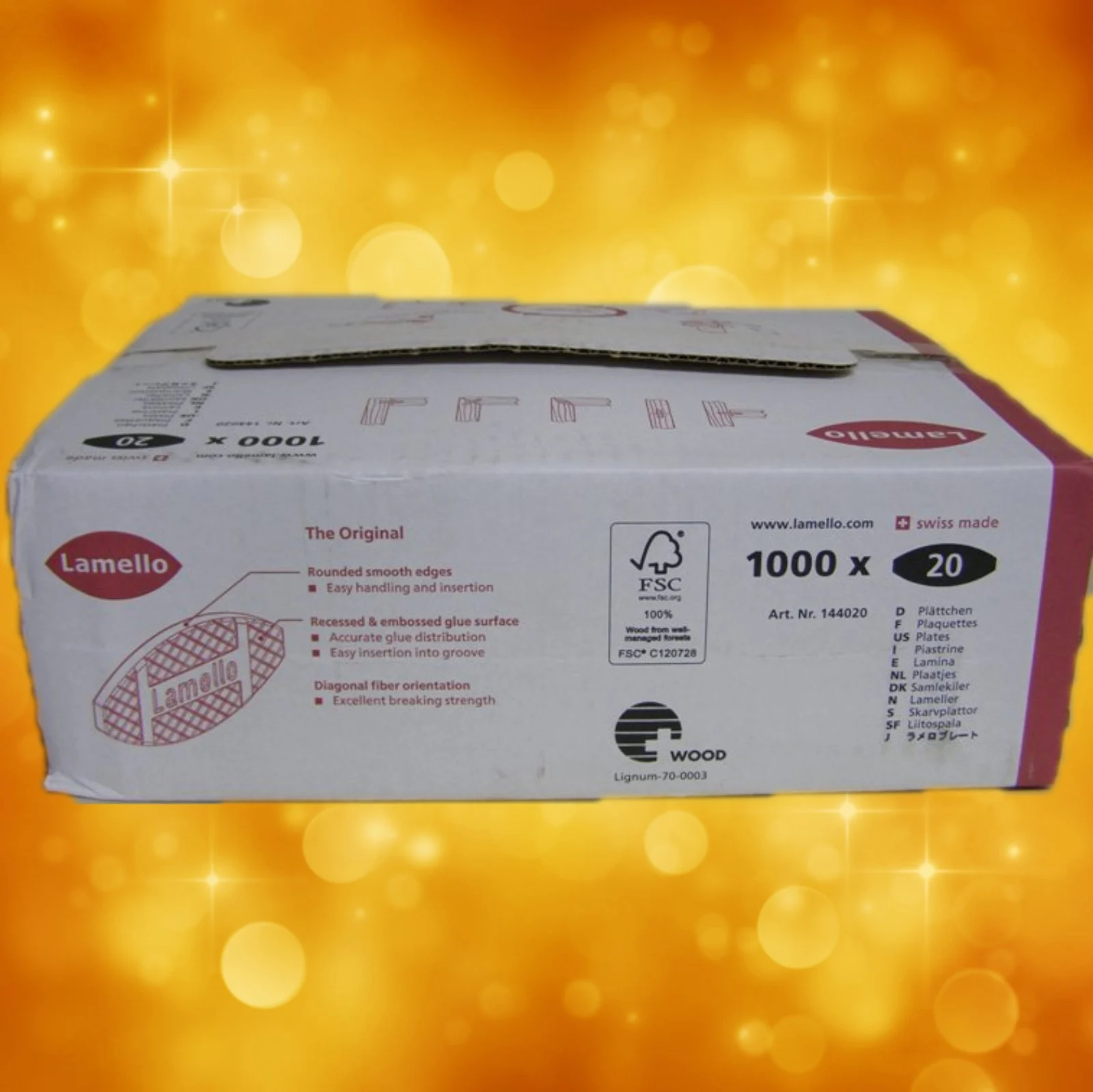 Lamello # 20Biscuits 144020 Box of 1000