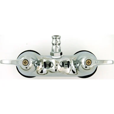 Leg Tub Faucet w/ Size "O" Spout- Chrome Plated