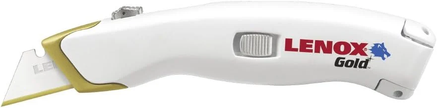 LENOX Tools Utility Knife, Quick-Change, Retractable (20353SSRK1) , White