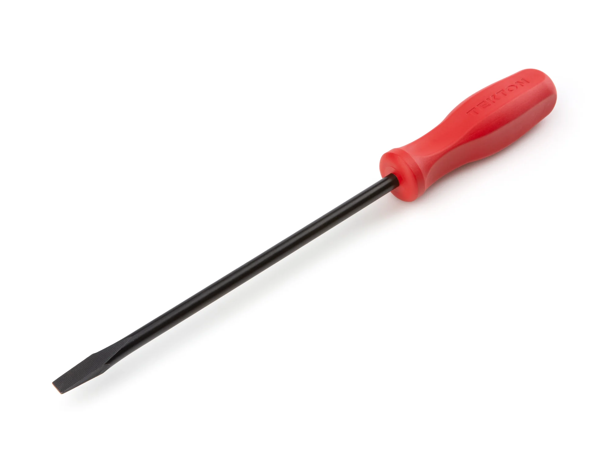 Long 5/16 Inch Slotted Hard Handle Black Oxide Blade Screwdriver