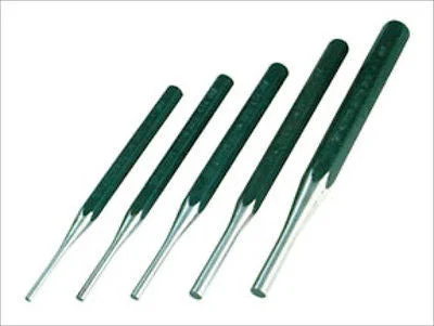 Mechanic's Roll Pin Steel Hand Punch and Chisel Metal Tool Set