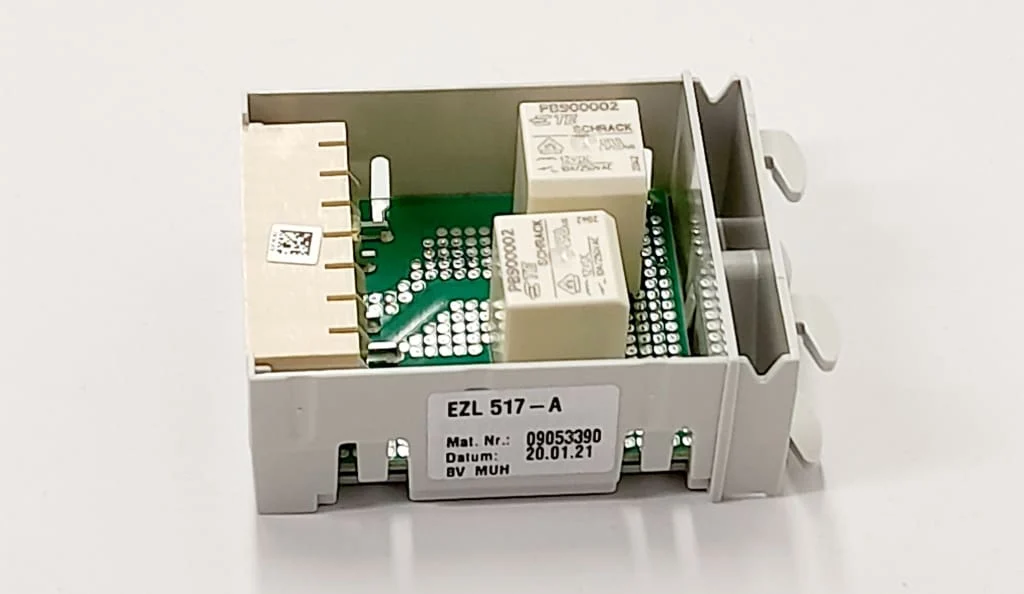 Miele Dishwasher Heater Relay PCB Board - 9053390 ELZ 517-A