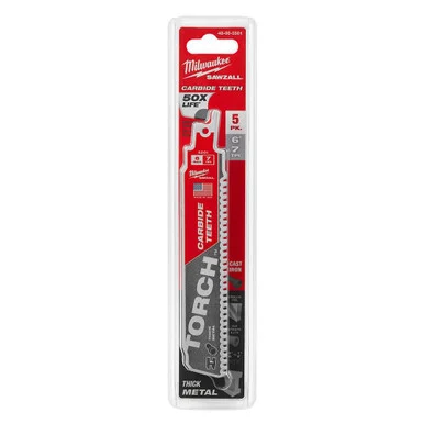 Milwaukee 48-00-5501 6 in 7TPI TORCH Blade Carbide Teeth