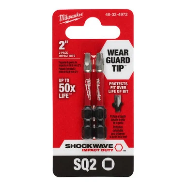 Milwaukee 48-32-4972 Impact Duty 2 in. SQ2 2PK