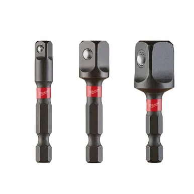 Milwaukee 48-32-5033 SHOCKWAVE 1/4 in. Hex Socket Adapter Set (3 PC)