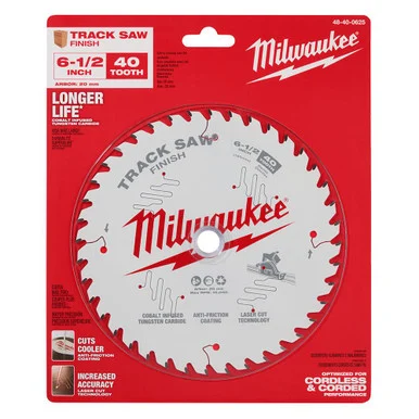 Milwaukee 48-40-0625 6-1/2 40T Finish Track Saw Blade