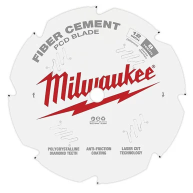 Milwaukee 48-40-7020 12 in PCD/Fiber Cement Saw Blade