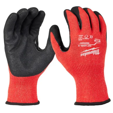 Milwaukee 48-73-8631 Cut Level 3 Nitrile Dipped Gloves M