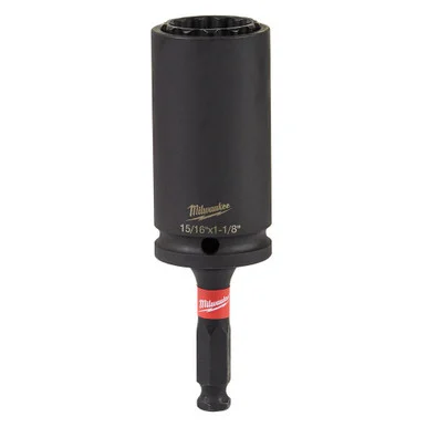 Milwaukee 49-66-5124 Linemans 12PT 15/16 and 1-1/8 Socket