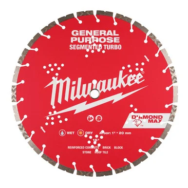 Milwaukee 49-93-9016 16 in Segmented Turbo, General Purpose Diamond Blade