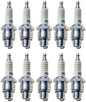 NGK 10 Pack of Genuine OEM Standard Spark Plugs - BU8H-10PK